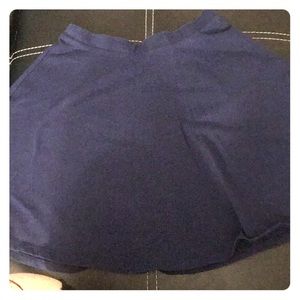 Navy skater skirt